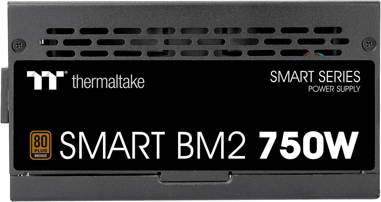 Alt view image 4 of 14 - Thermaltake Smart BM2 750W 80+ Bronze Intel Skylake’s C6/C7 States & ErP Ready 140mm Quiet Fan Japanese Capacitor Semi Modular Power Supply 5 Year Warranty, PS-SPD-0750MNFABU-1