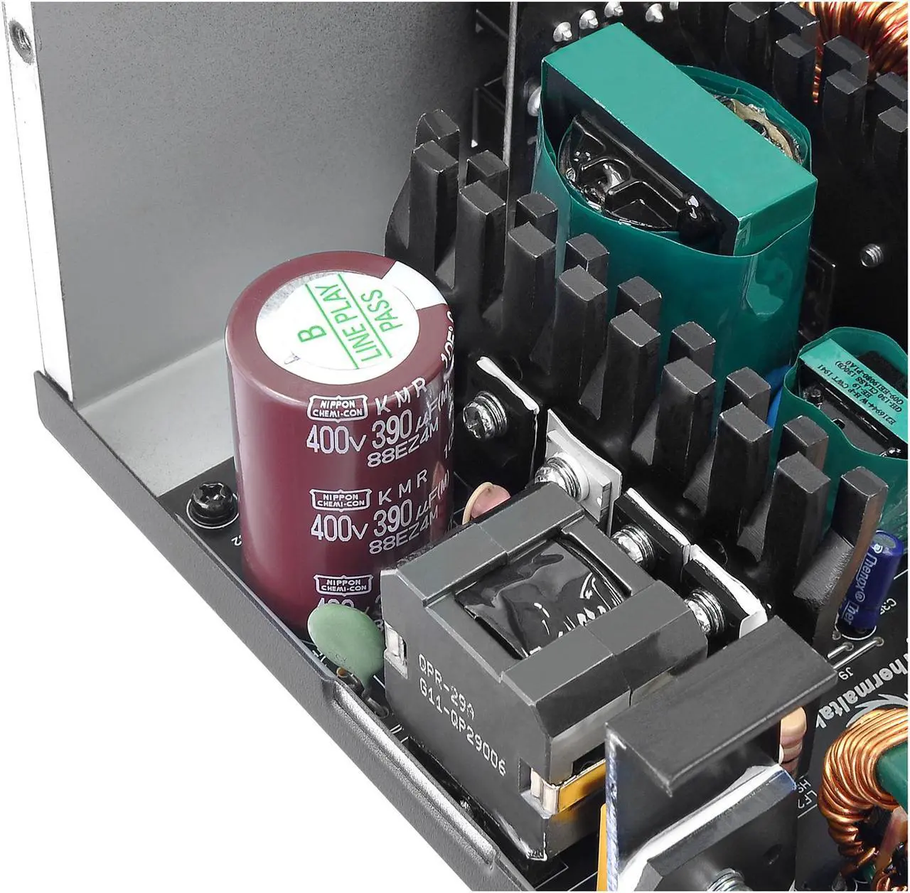 Alt view image 8 of 14 - Thermaltake Smart BM2 750W 80+ Bronze Intel Skylake’s C6/C7 States & ErP Ready 140mm Quiet Fan Japanese Capacitor Semi Modular Power Supply 5 Year Warranty, PS-SPD-0750MNFABU-1