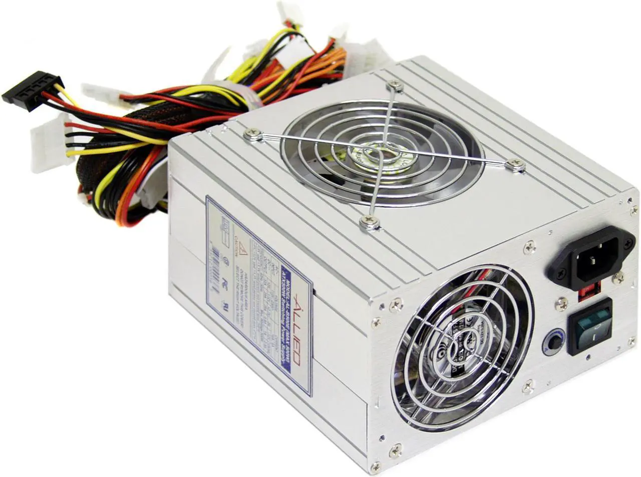 Alt view image 2 of 9 - APEX AL-B500E 500 W ATX12V Aluminum Power Supply