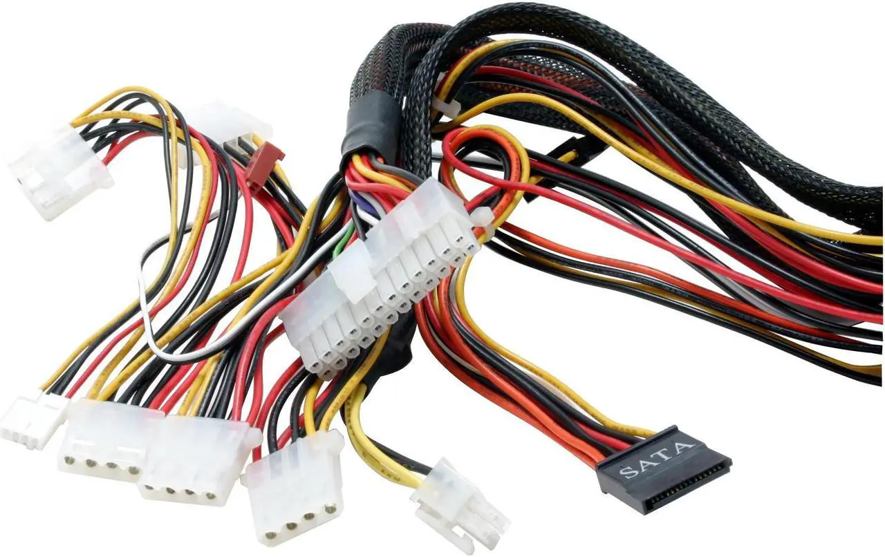Alt view image 4 of 9 - APEX AL-B500E 500 W ATX12V Aluminum Power Supply