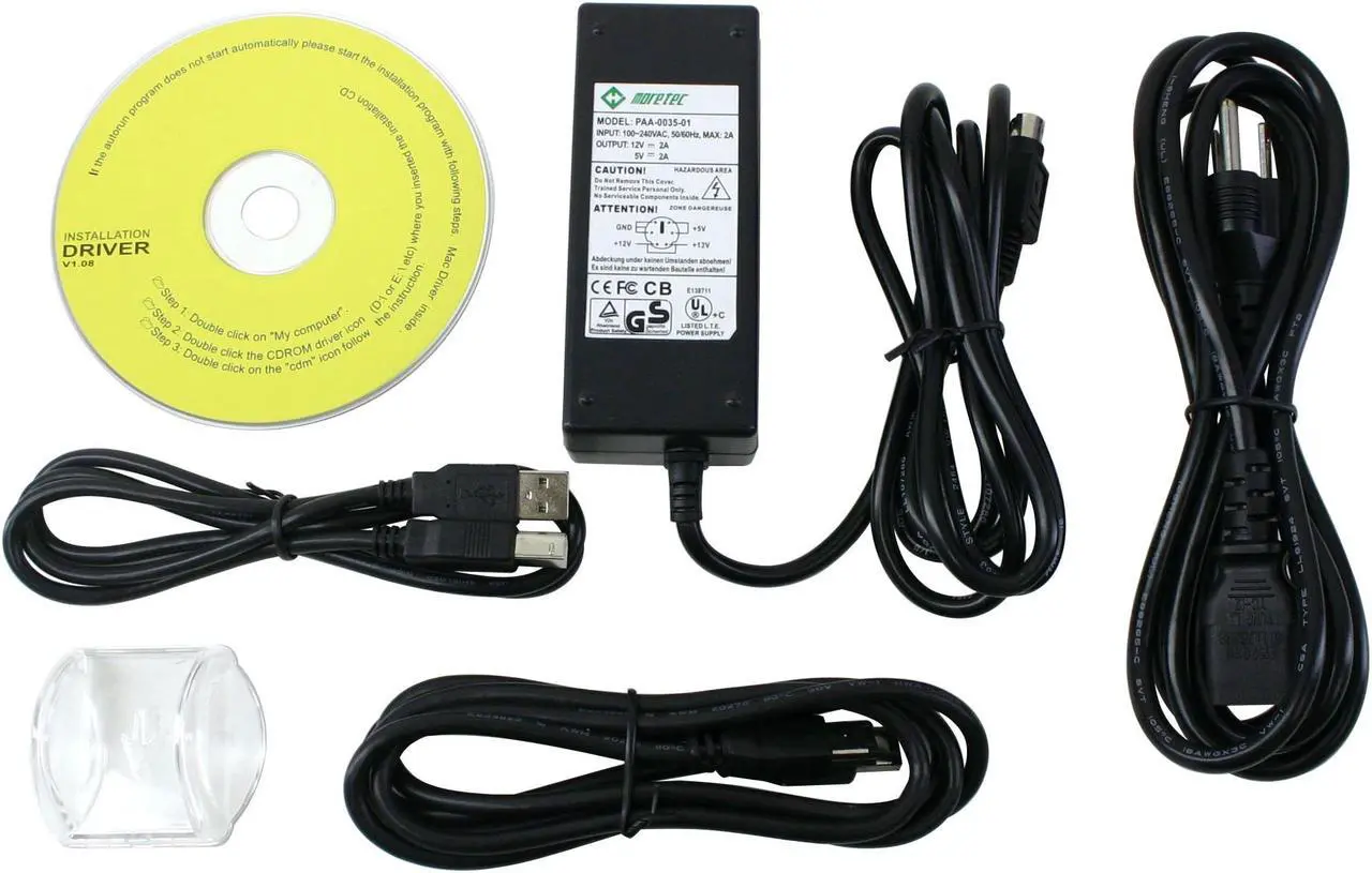 Alt view image 5 of 6 - PPA 1943 Aluminum 3.5" IDE USB 2.0 & 1394 External Enclosure W/ Light Bar