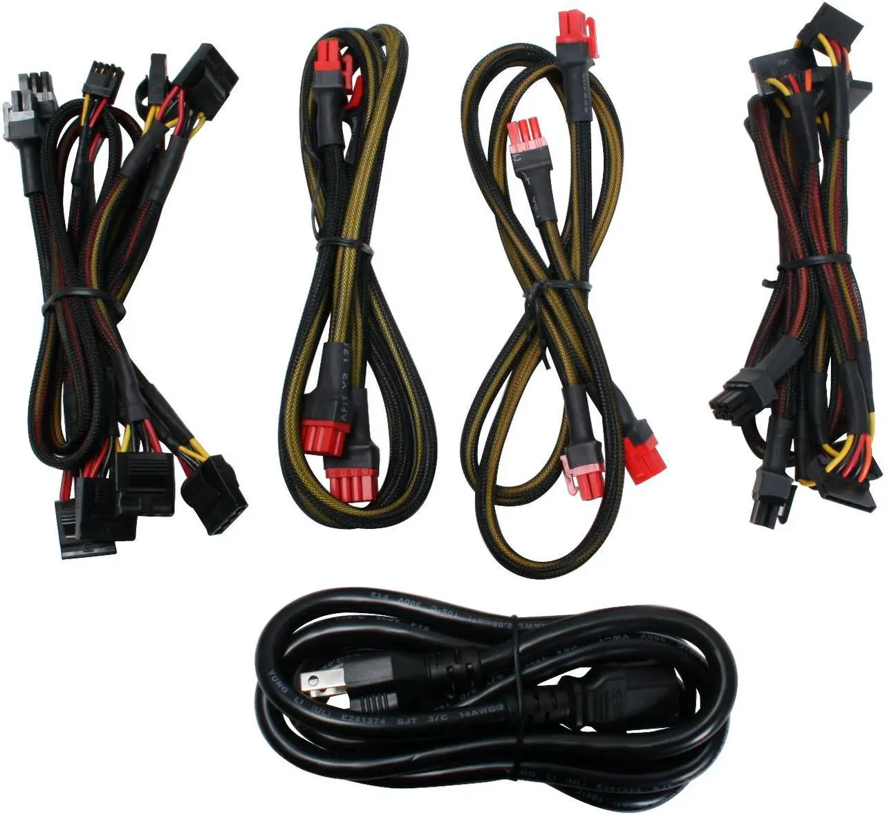 Alt view image 8 of 10 - COOLMAX CUQ-1350B 1350W ATX 12V v2.3 / EPS12V v2.91 SLI Certified / CrossFire Ready / 3 way  80 PLUS Certified Active PFC and Compatible with Core i3/i5/i7 Power Supply