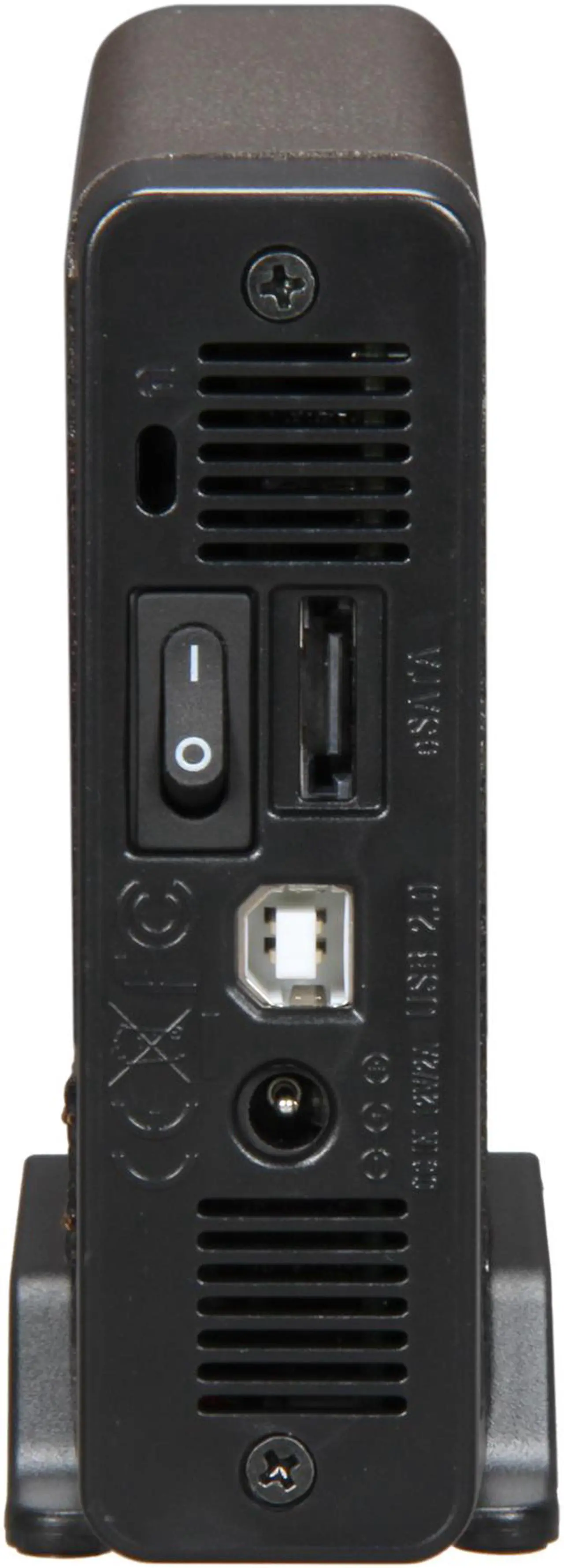 Alt view image 4 of 5 - COOLMAX HD-380BK-eSATA Leather & Aluminum 3.5" Black SATA eSATA + USB 2.0 OTB Function External Enclosure