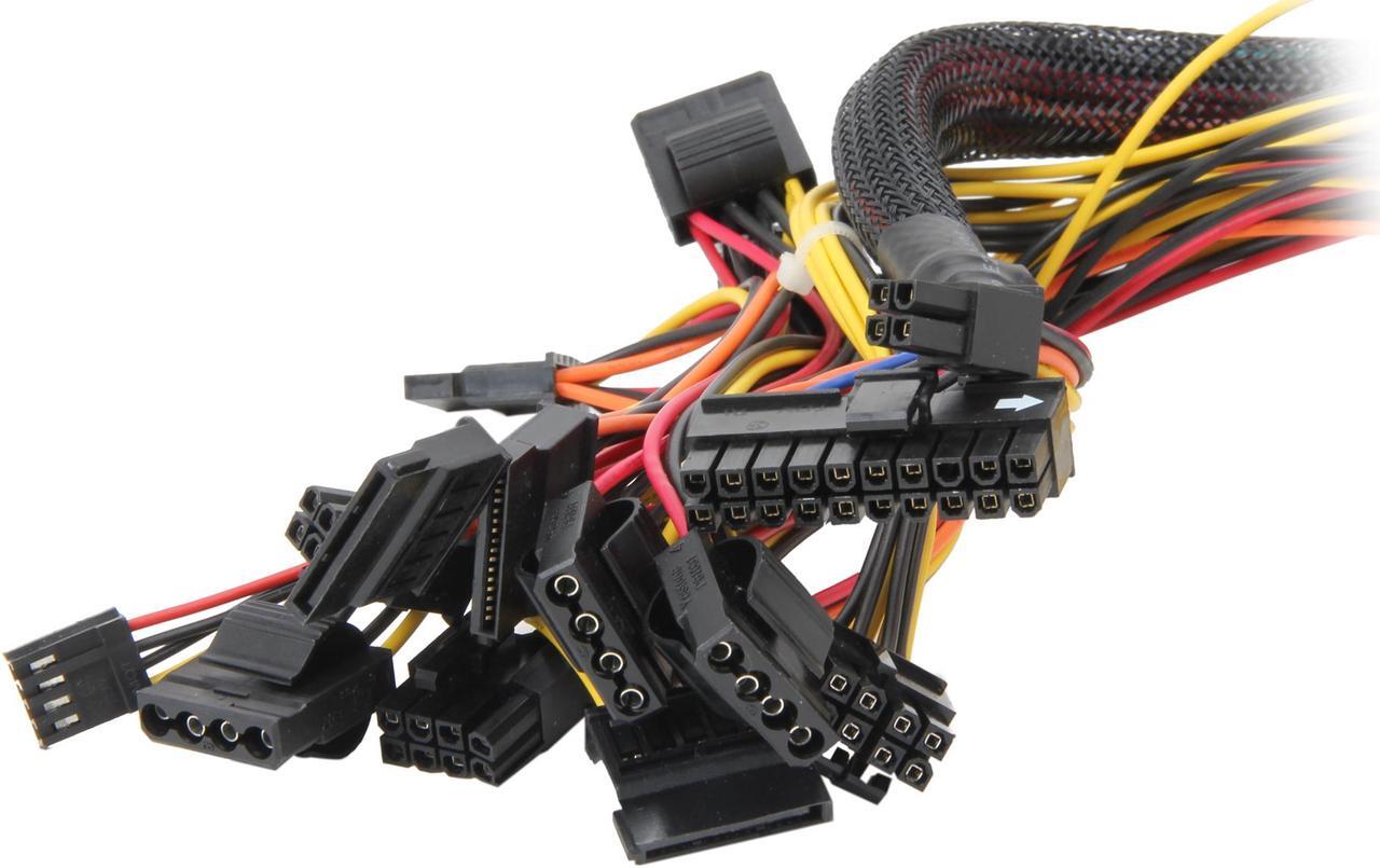 Alt view image 6 of 7 - COOLMAX ZX Series ZX-500 500 W ATX12V v2.2 / EPS12V v2.91 SLI Ready CrossFire Ready 80 PLUS Certified Active PFC Power Supply