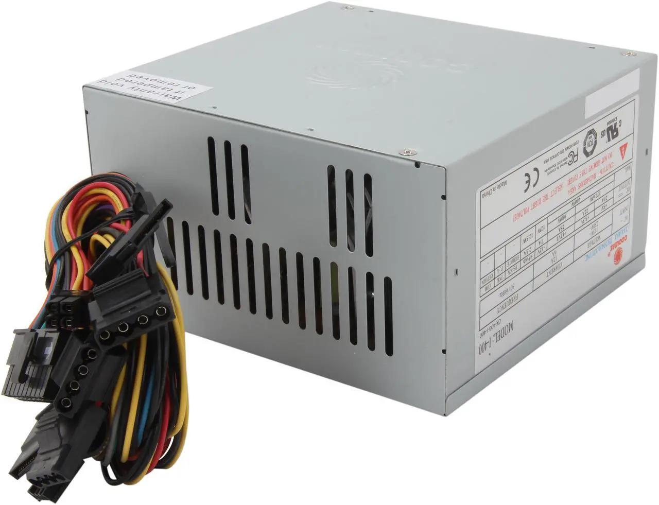 Alt view image 3 of 7 - COOLMAX I-400 400 W ATX12V Power Supply