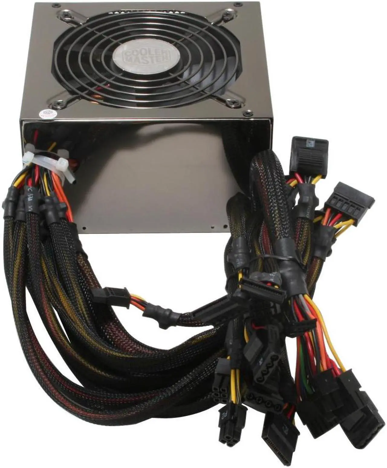 Alt view image 3 of 9 - Cooler Master RS-600-ASAA 600 Watts Continuous ATX Form Factor 12V V2.2 / SSI standard EPS 12V V2.91 SLI Certified CrossFire Ready 80 PLUS Certified Active PFC (0.99) PFC Power Supply