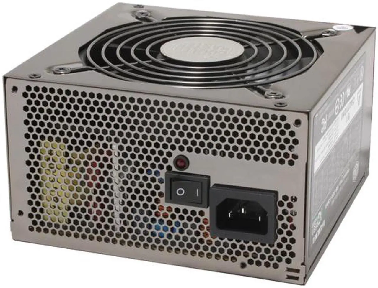 Main image of Cooler Master RS-600-ASAA 600 Watts Continuous ATX Form Factor 12V V2.2 / SSI standard EPS 12V V2.91 SLI Certified CrossFire Ready 80 PLUS Certified Active PFC (0.99) PFC Power Supply