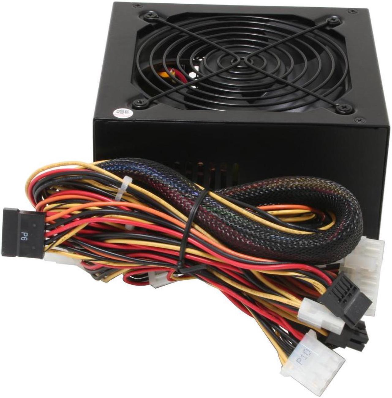 Alt view image 3 of 8 - Cooler Master eXtreme Power RP-600-PCAR 600 W ATX from factor 12V V2.01 Power Supply