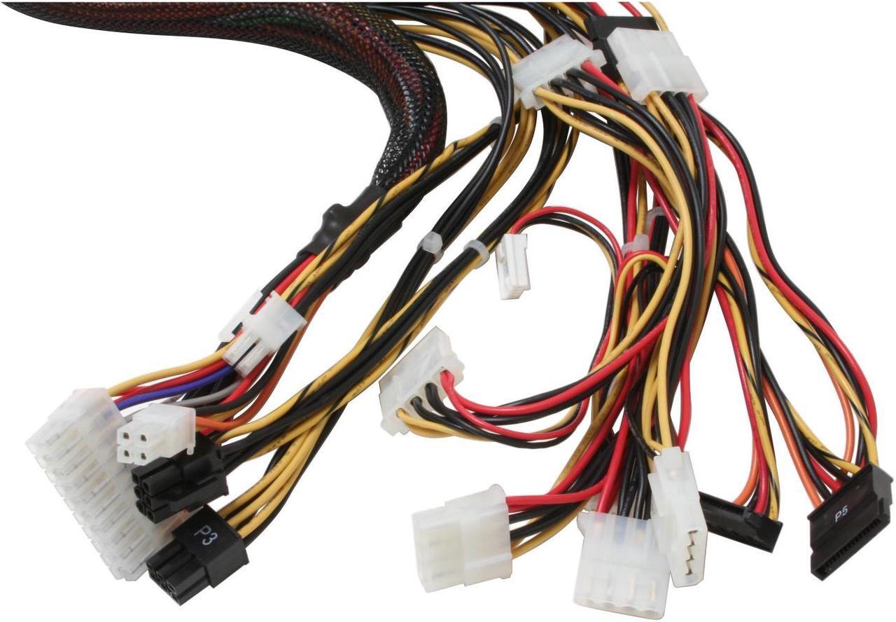Alt view image 5 of 8 - Cooler Master eXtreme Power RP-600-PCAR 600 W ATX from factor 12V V2.01 Power Supply