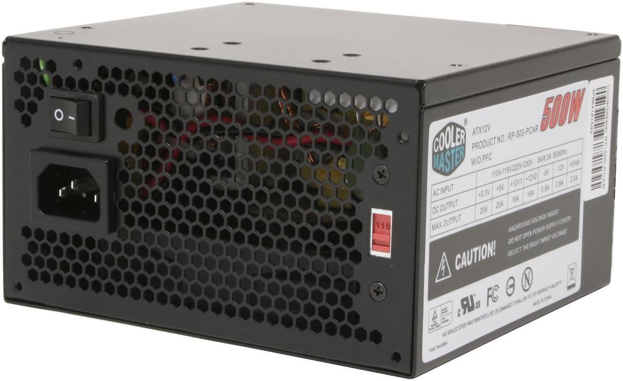 Main image of Cooler Master eXtreme RP-500-PCAR 500 W ATX12V V2.01 Power Supply