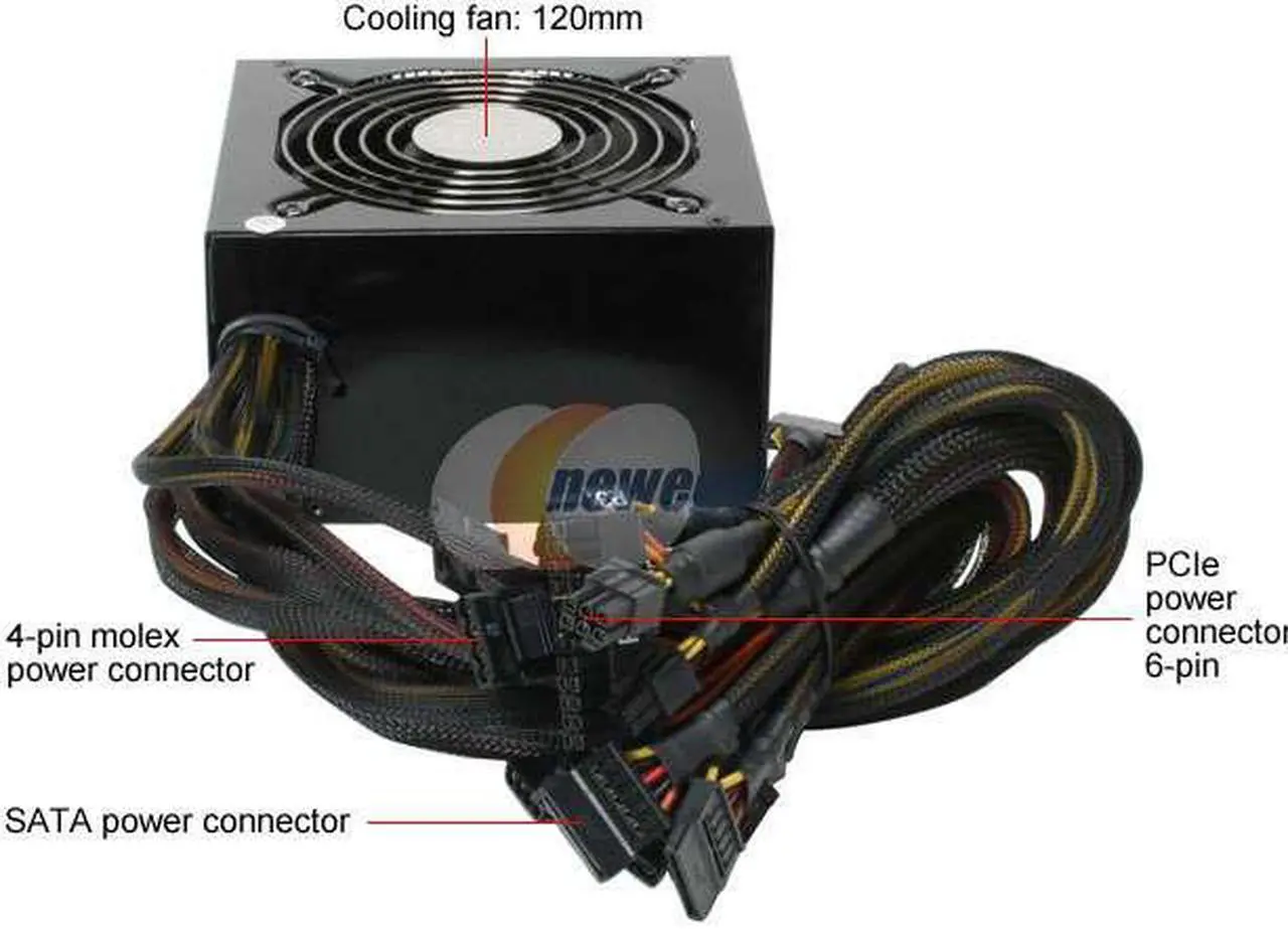 Alt view image 4 of 8 - Cooler Master Real Power Pro RS-650-ACAA-A1 650 W ATX Form Factor 12V V2.3 / SSI Standard EPS 12V V2.91 SLI Certified CrossFire Ready 80 PLUS Certified Active PFC Power Supply