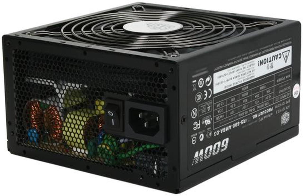 COOLER MASTER Silent Pro M600 RS-600-AMBA-D3 600W ATX12V V2.3 SLI Certified CrossFire Ready 80 PLUS Bronze Certified Modular Active PFC Power Supply