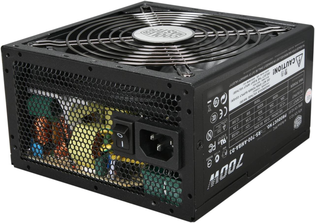 Main image of COOLER MASTER Silent Pro M700 RS-700-AMBA-D3 700W ATX12V V2.3 SLI Certified CrossFire Ready 80 PLUS BRONZE Certified Modular Active PFC Power Supply
