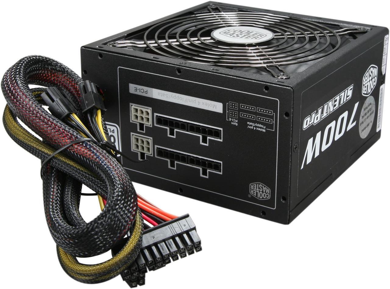 Alt view image 4 of 7 - COOLER MASTER Silent Pro M700 RS-700-AMBA-D3 700W ATX12V V2.3 SLI Certified CrossFire Ready 80 PLUS BRONZE Certified Modular Active PFC Power Supply