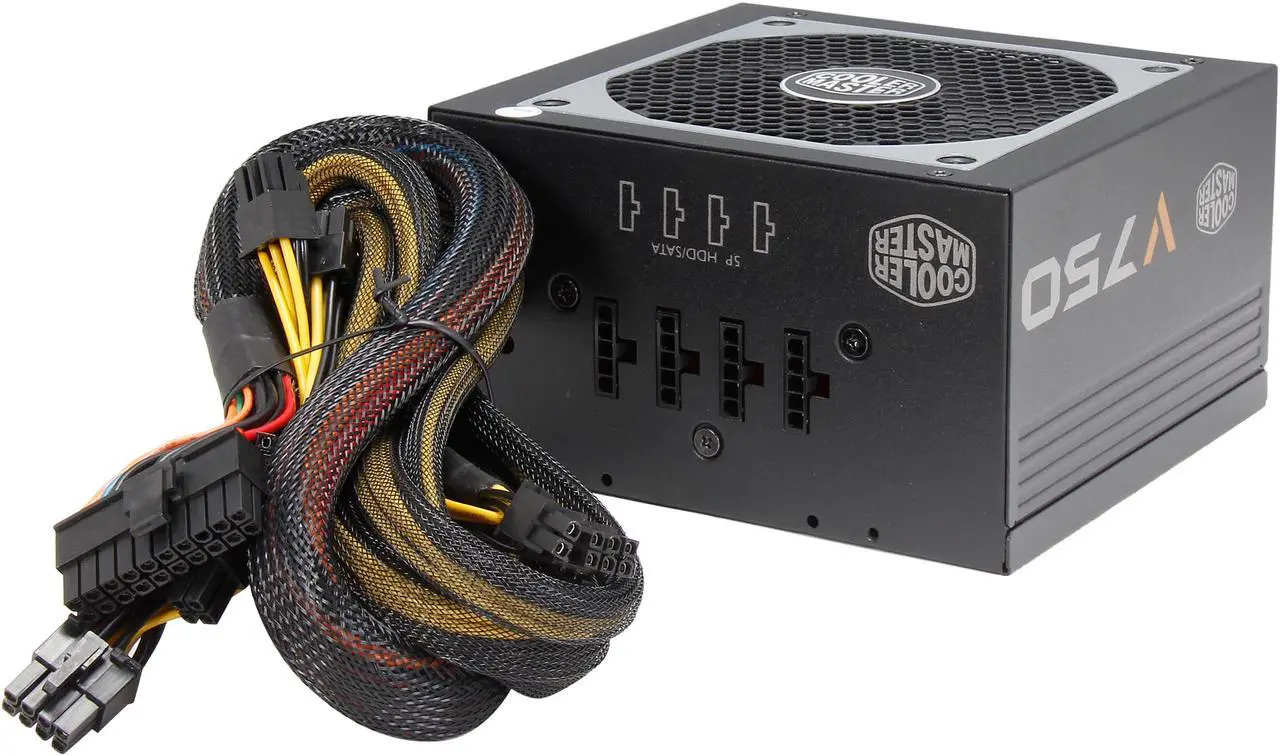 Alt view image 5 of 7 - Cooler Master V750 - Compact 750W 80 PLUS Gold Modular PSU (6th Generation Skylake Compatible)