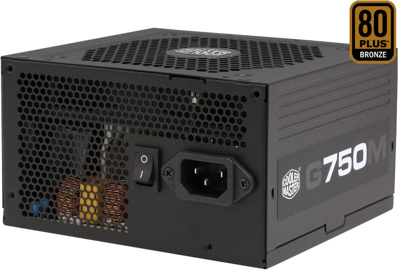 Cooler Master GM Series G750M - Compact 750W 80 PLUS Bronze Modular PSU (6th Generation Skylake Compatible)