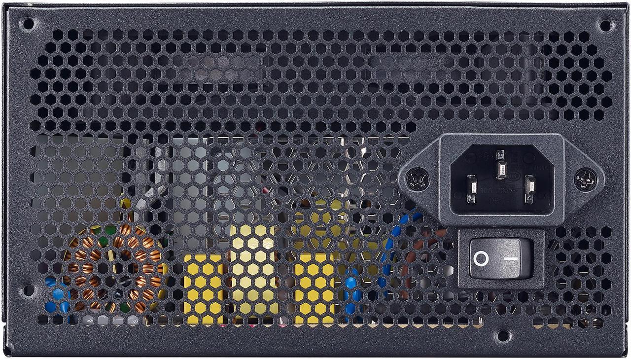 Alt view image 7 of 12 - Cooler Master MWE 550 550W 80+ White PSU w/ Hydro-Dynamic-Bearing Silent 120mm Fan, Single +12V Rail, Flat Black Cables