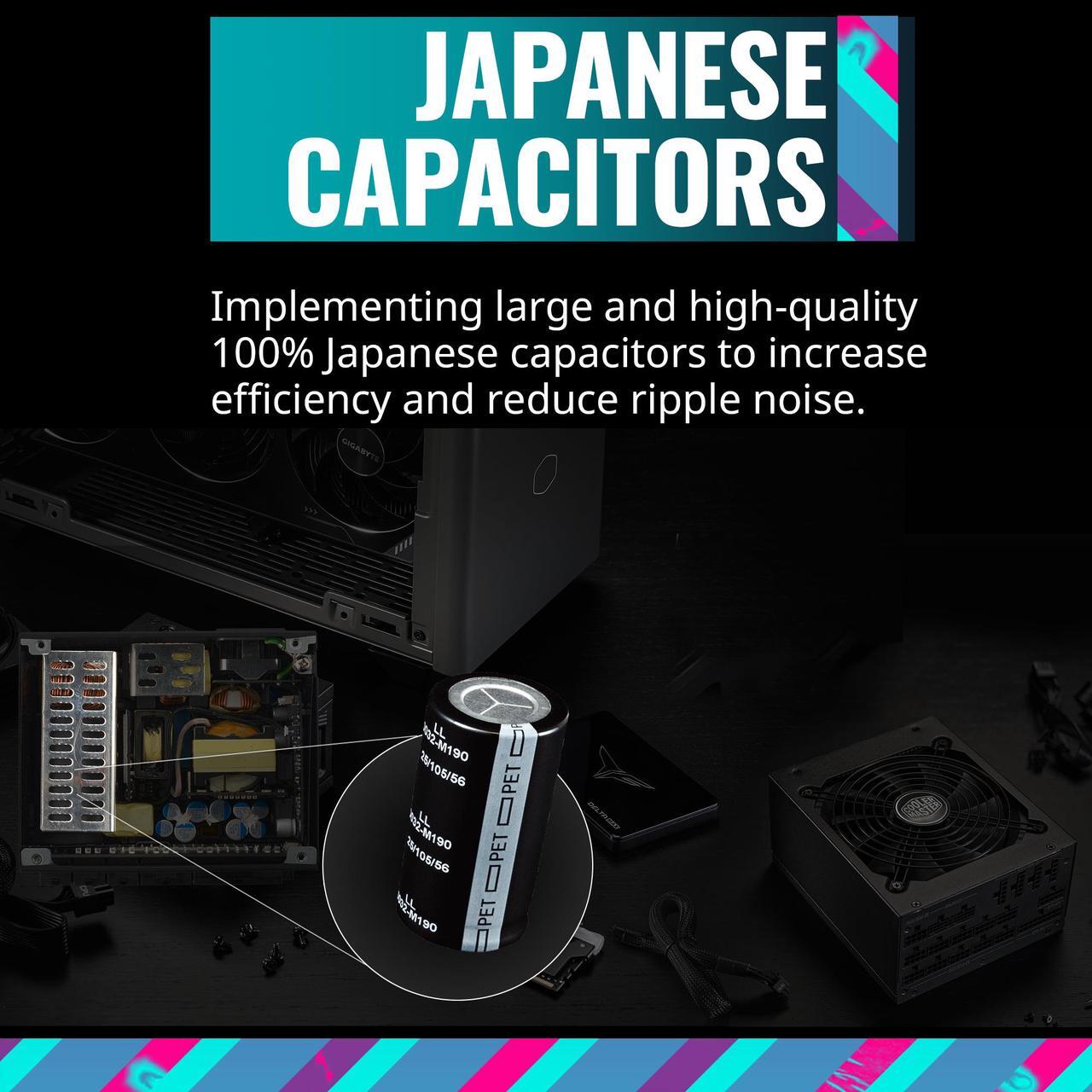 Alt view image 8 of 19 - Cooler Master V550 SFX Gold Full Modular, 550W, 80+ Gold Efficiency, ATX Bracket Included, Quiet FDB Fan, SFX Form Factor, 10 Year Warranty