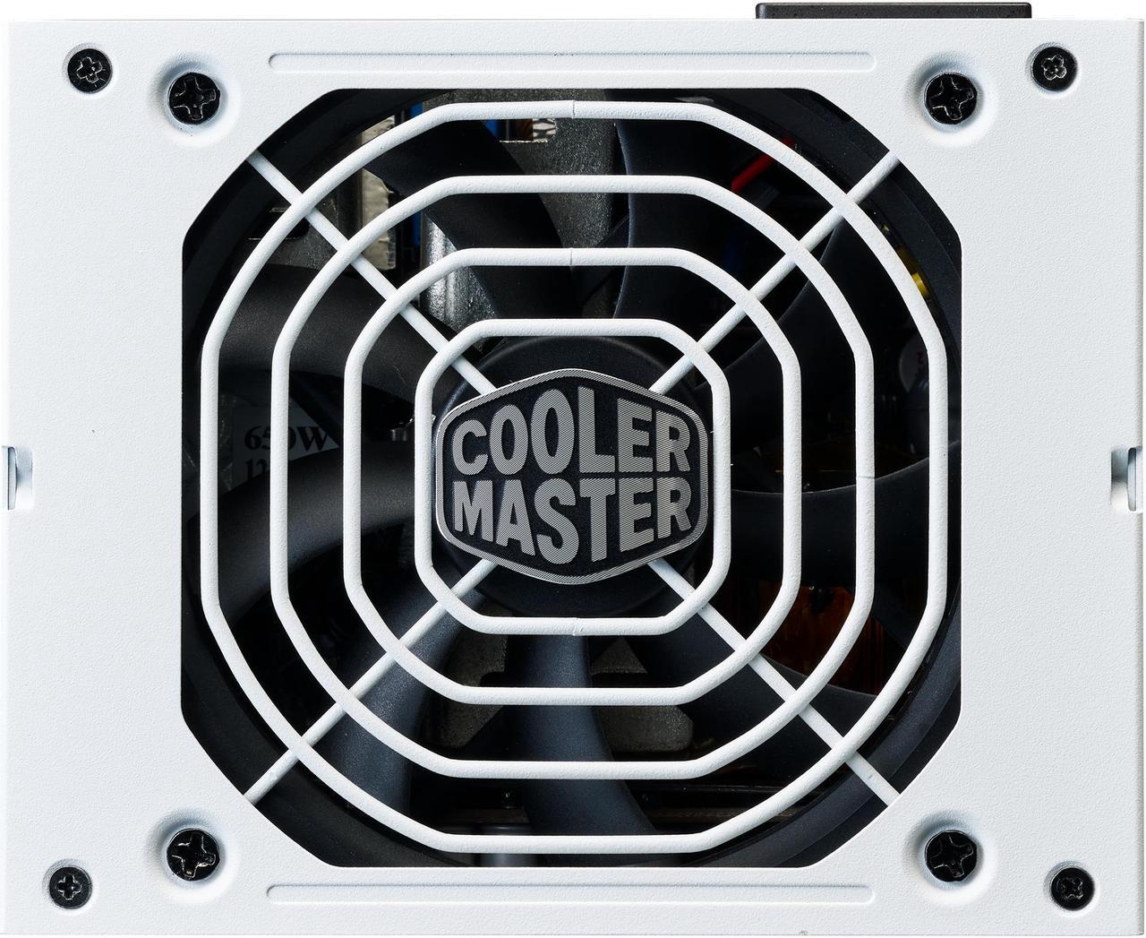 Alt view image 11 of 16 - Cooler Master V850 SFX Gold White Edition Full Modular, 850W, 80+ Gold Efficiency, ATX Bracket Included, Quiet FDB Fan, SFX Form Factor, 10 Year Warranty