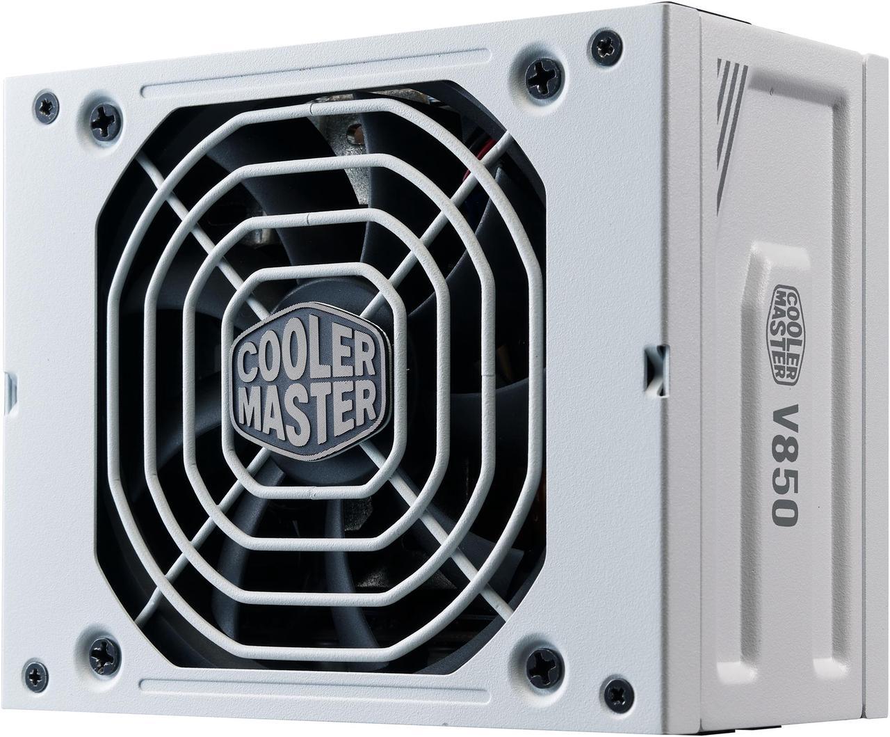 Alt view image 12 of 16 - Cooler Master V850 SFX Gold White Edition Full Modular, 850W, 80+ Gold Efficiency, ATX Bracket Included, Quiet FDB Fan, SFX Form Factor, 10 Year Warranty