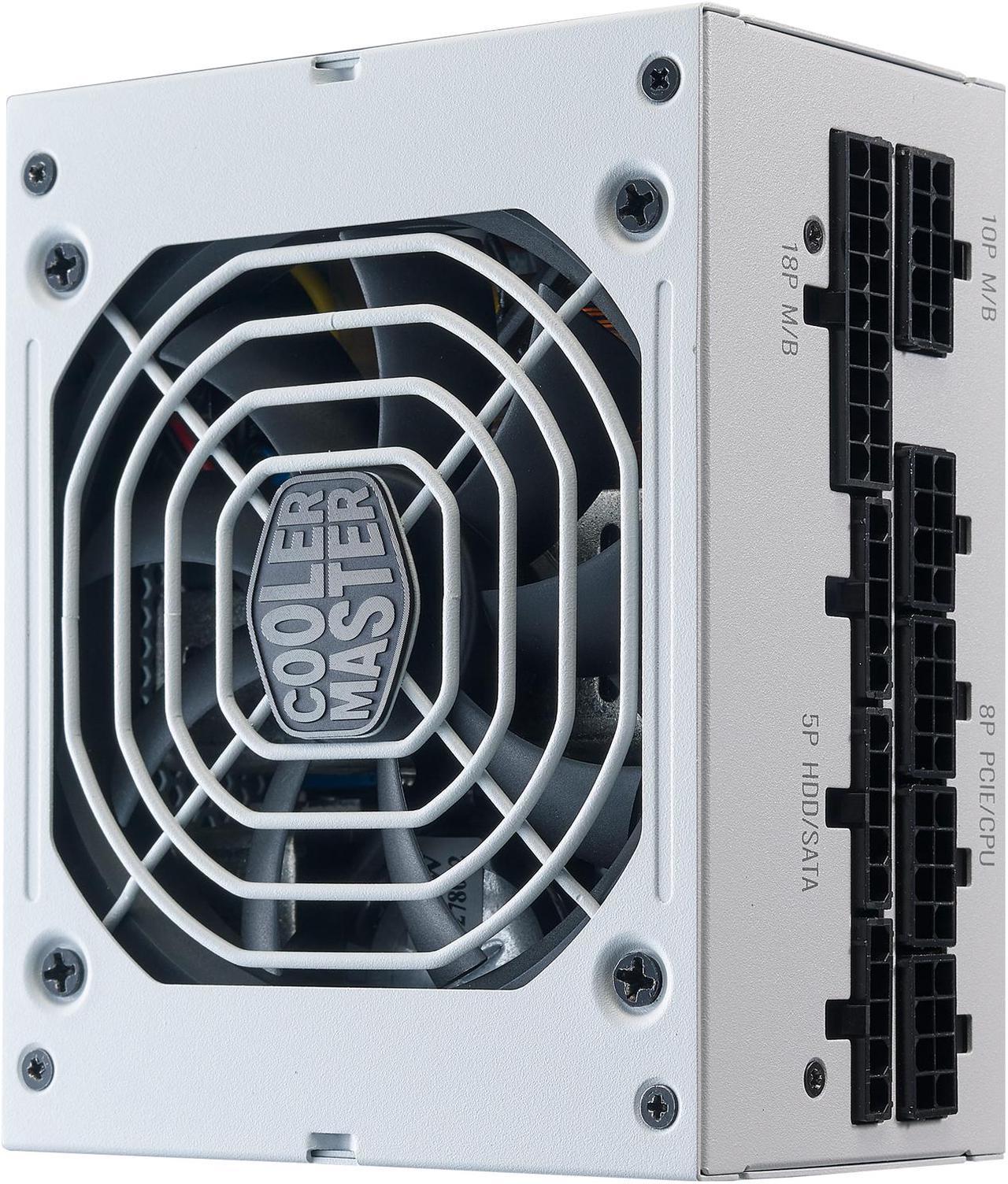 Alt view image 13 of 19 - Cooler Master V750 SFX Gold White ATX 3.1 Full Modular SFF Power Supply, 750W 80Plus Gold, 90° 12VHPWR|600W PCIe 5.0, GPU Support RTX 5070 Ti | RX 9070 XT, Customized Cable, Low Noise, 10-Year