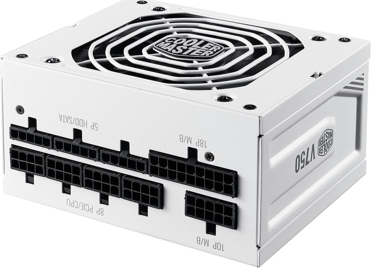 Alt view image 15 of 19 - Cooler Master V750 SFX Gold White ATX 3.1 Full Modular SFF Power Supply, 750W 80Plus Gold, 90° 12VHPWR|600W PCIe 5.0, GPU Support RTX 5070 Ti | RX 9070 XT, Customized Cable, Low Noise, 10-Year