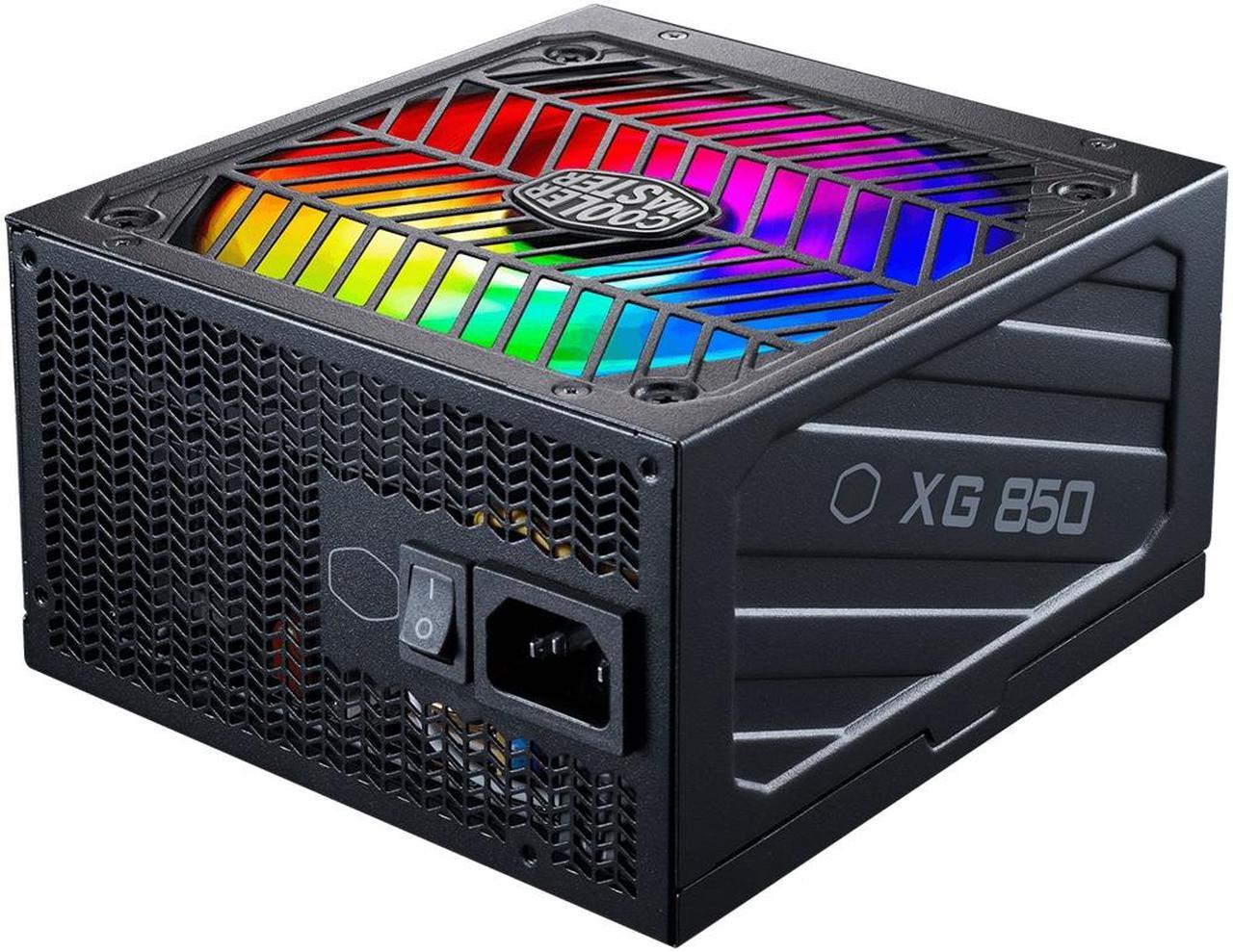 Cooler Master XG850 Plus Platinum ARGB Fully Modular, 850W, 80+ Platinum, ARGB 135mm Silent Fan, Built-in Information Display Panel , Intel ATX 12V Ver 2.53, 100% Japanese Capacitors