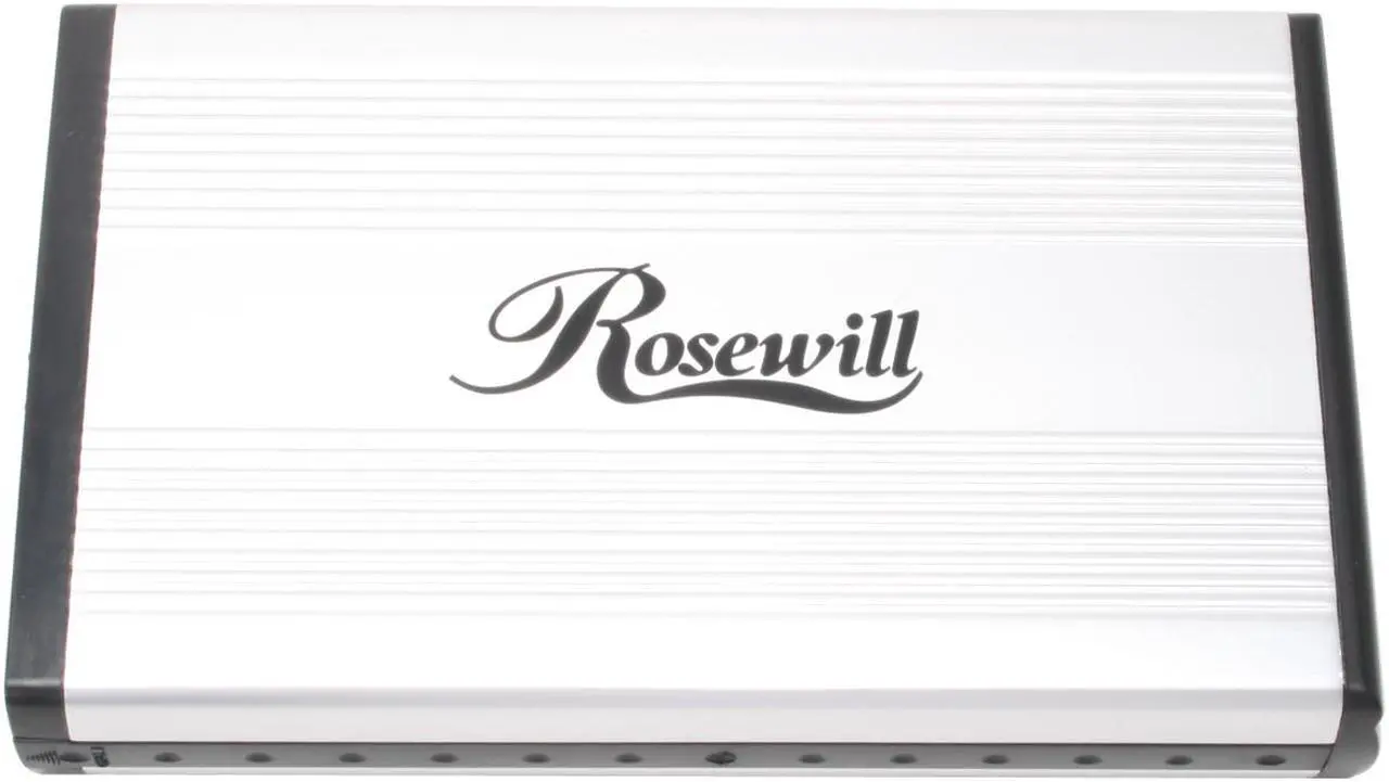 Alt view image 2 of 6 - Rosewill RX35MV-U-BU SLV 3.5" IDE to USB 2.0 External Enclosure (Silver Aluminum & plastic)