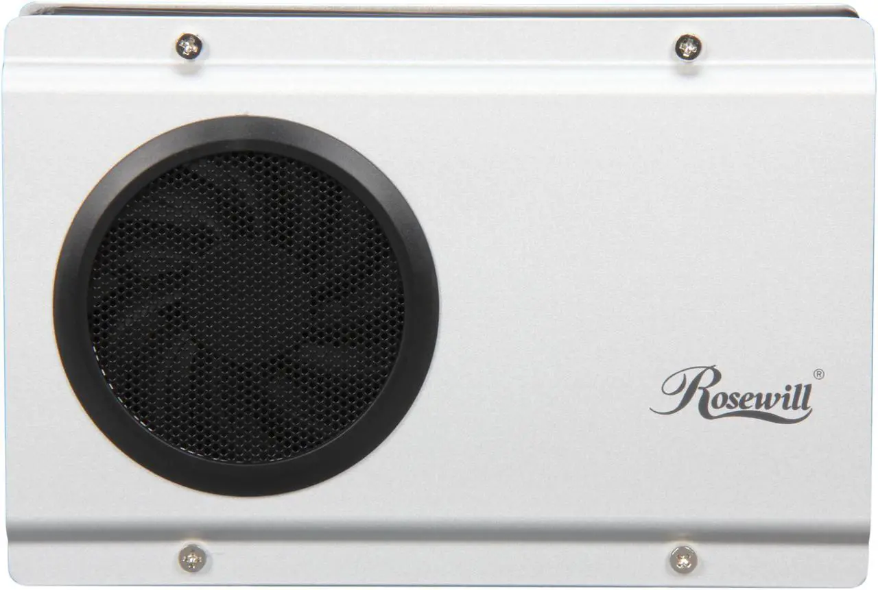 Alt view image 3 of 6 - Rosewill RX-358 V2 SLV - Silver, 3.5" SATA to USB & eSATA External Enclosure with Internal 80 mm Fan