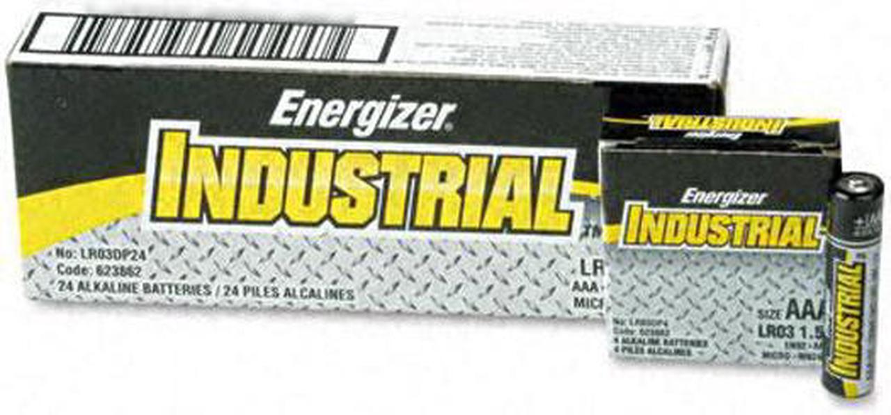 Alt view image 2 of 2 - ENERGIZER Industrial 1.5V 1250mAh AAA Alkaline Battery, 24-box