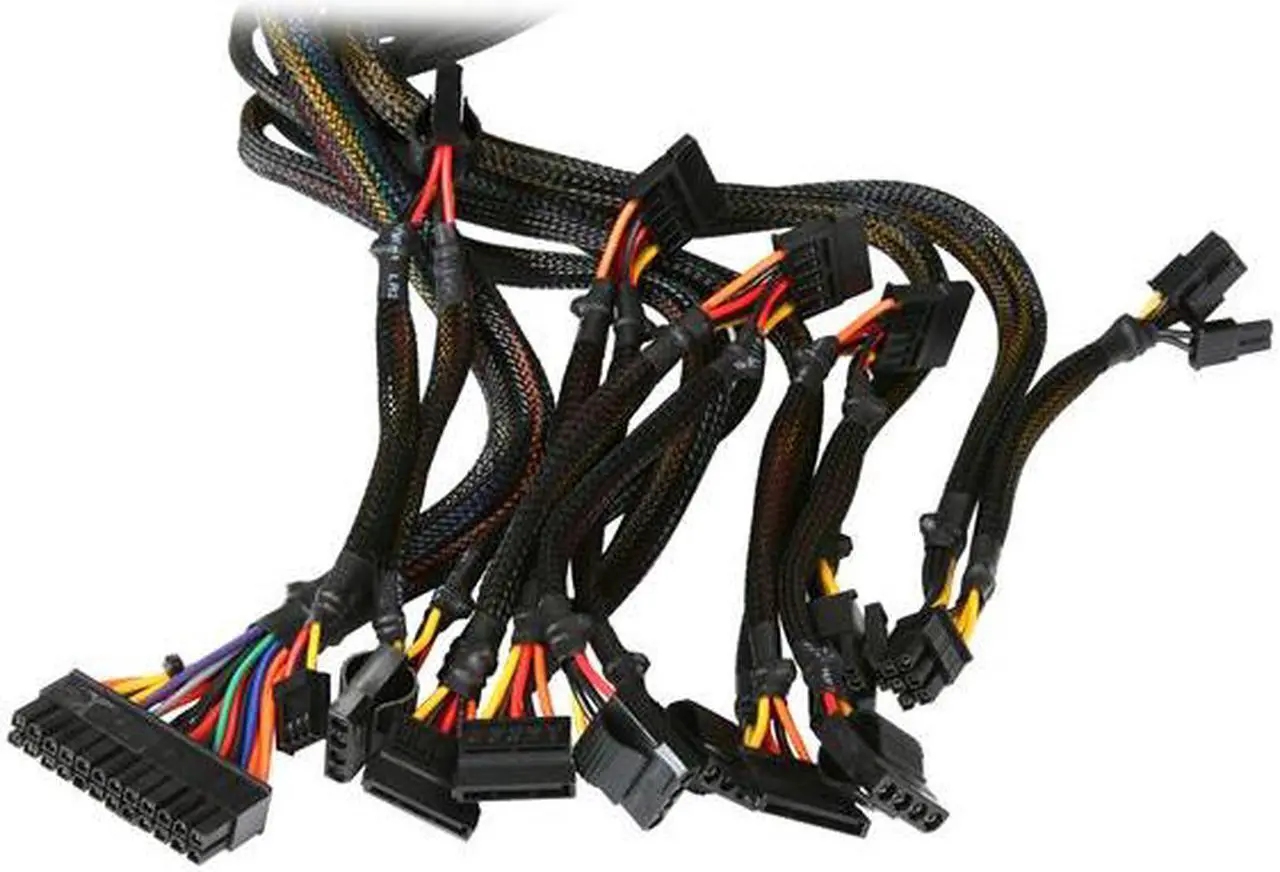 Alt view image 5 of 6 - Rosewill RV2-600 600 W ATX12V v2.2 / EPS12V SLI Ready Power Supply