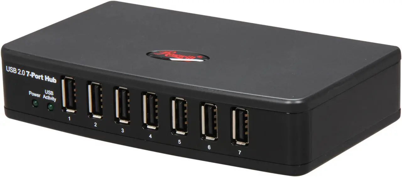 Main image of Rosewill RHUB-300 - 7-Port USB 2.0 Hub with Power Adapter
