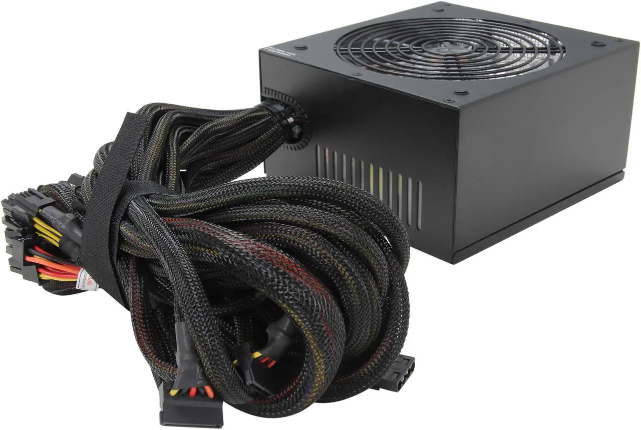 Alt view image 4 of 7 - Rosewill RX750-S-B - Xtreme Series 750-Watt Active PFC Power Supply - Continuous @ 104 Deg. F (40C), 80 PLUS Bronze, ATX 12V v2.2 & EPS 12V v2.91, SLI & CrossFire-Ready, Compatible with Core i7, i5