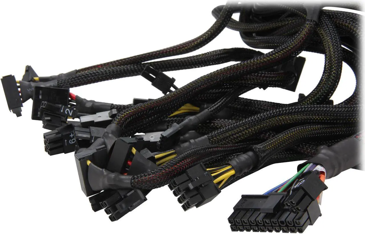 Alt view image 5 of 7 - Rosewill RX750-S-B - Xtreme Series 750-Watt Active PFC Power Supply - Continuous @ 104 Deg. F (40C), 80 PLUS Bronze, ATX 12V v2.2 & EPS 12V v2.91, SLI & CrossFire-Ready, Compatible with Core i7, i5