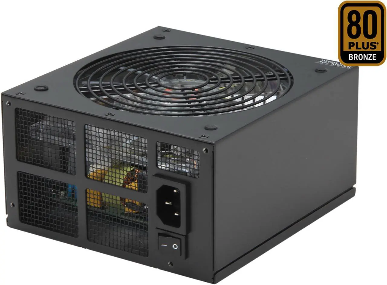Main image of Rosewill RX750-S-B - Xtreme Series 750-Watt Active PFC Power Supply - Continuous @ 104 Deg. F (40C), 80 PLUS Bronze, ATX 12V v2.2 & EPS 12V v2.91, SLI & CrossFire-Ready, Compatible with Core i7, i5