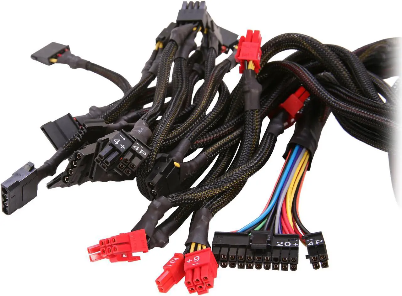 Alt view image 6 of 7 - Rosewill FORTRESS-750 - 750-Watt Active PFC Power Supply - Continuous @ 122 Degrees F (50C), 80 PLUS Platinum, ATX 12V v2.31 & EPS 12V v2.92, Intel Haswell, SLI & CrossFire-Ready