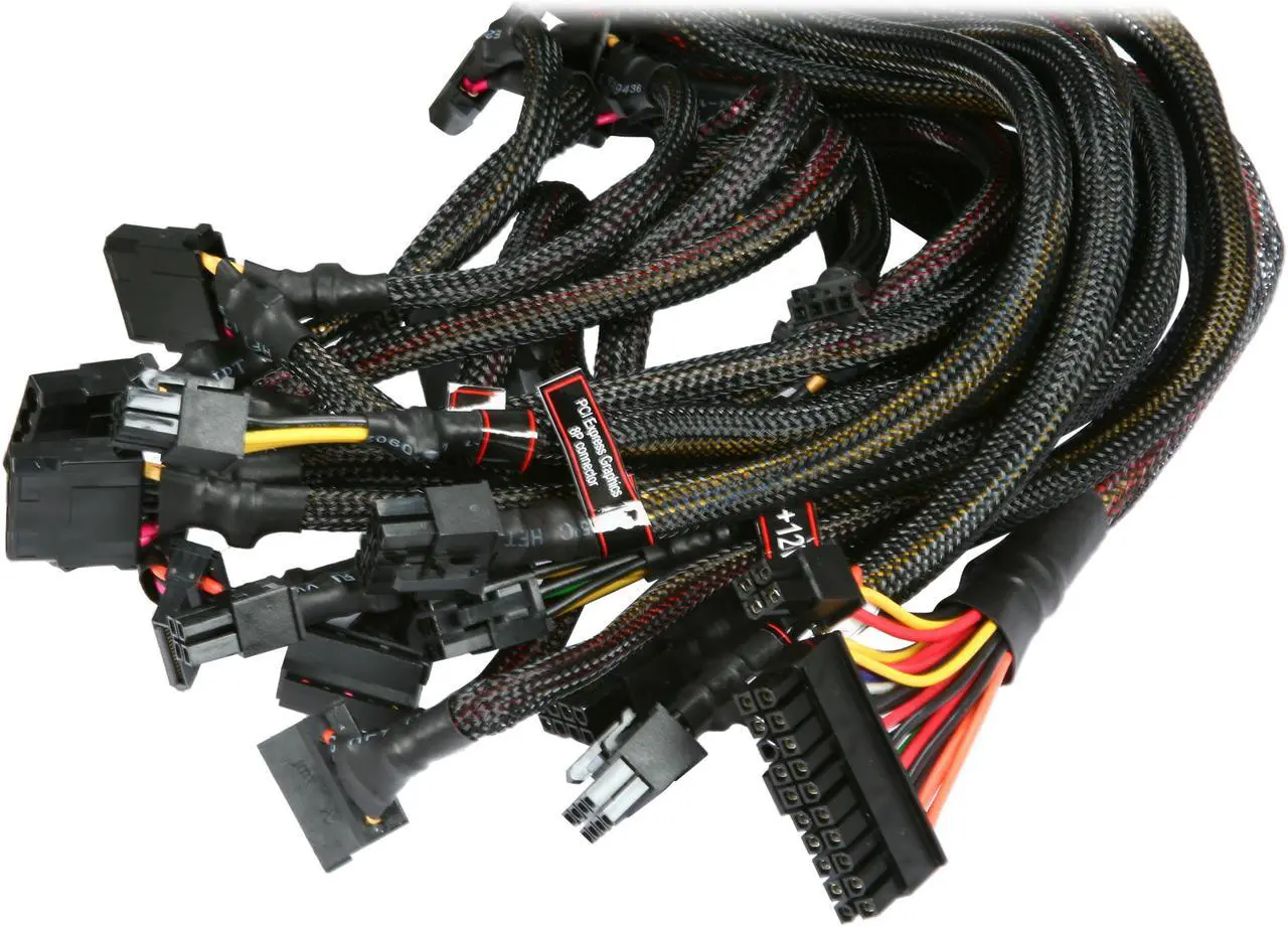 Alt view image 5 of 6 - Rosewill Xtreme Series RX950-D-B 950W Continuous @40°C ,80 PLUS Certified, ATX12V v2.2 & EPS12V v2.91, SLI Ready CrossFire Ready,  Active PFC "Compatible with Core i7, i5" Power Supply