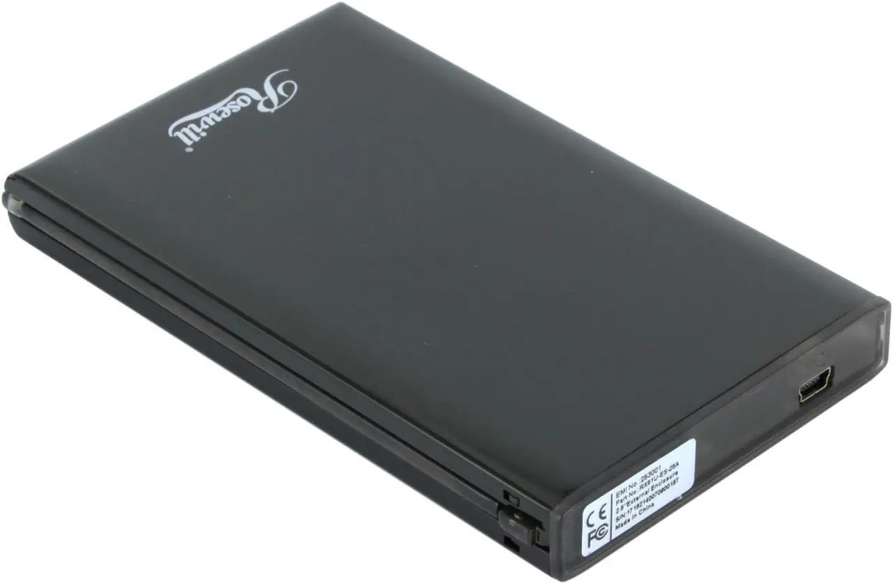 Alt view image 3 of 8 - Rosewill RX81U-ES-25A 2.5" SATA to USB 2.0 External Enclosure