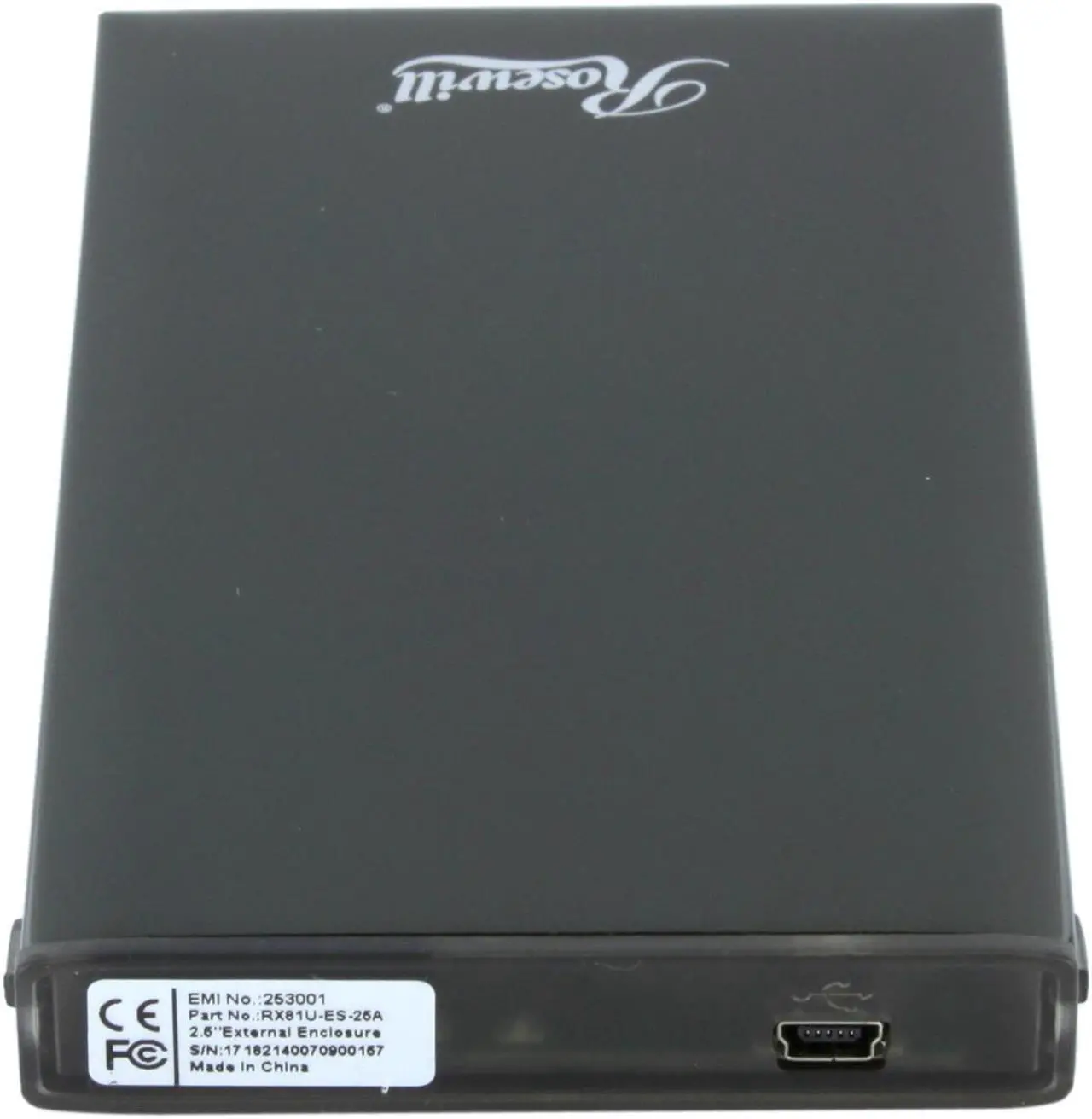 Alt view image 4 of 8 - Rosewill RX81U-ES-25A 2.5" SATA to USB 2.0 External Enclosure