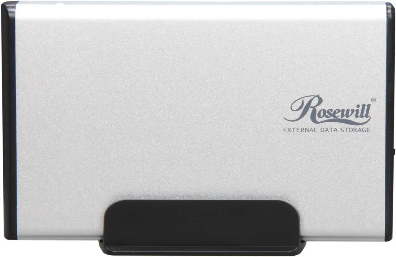 Alt view image 3 of 4 - Rosewill RX35-AT-SU SLV Aluminum 3.5" Silver SATA USB 2.0 External Enclosure