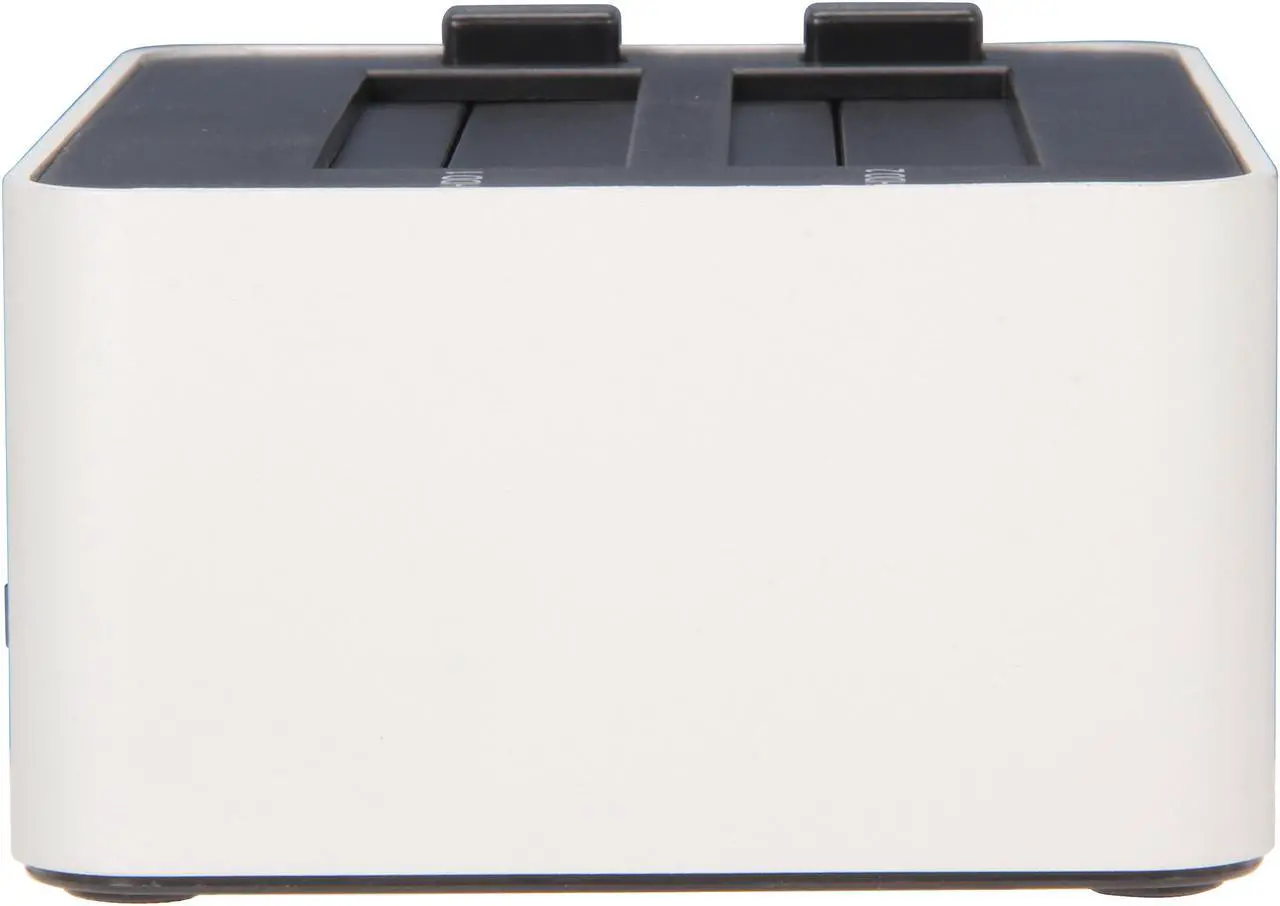 Alt view image 4 of 6 - Rosewill RDDO-12002 – 2.5" & 3.5" Hard Drive Docking Station – SATA USB 2.0 & eSATA, Rigid Aluminum Casing and Internal Plastic Shield