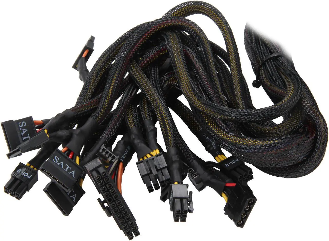 Alt view image 7 of 7 - Rosewill RD700 – Stallion Series 700-Watt Power Supply – ATX 12V V2.3, SLI & CrossFire-Ready