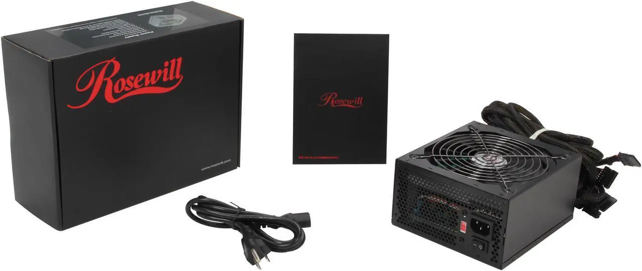 Alt view image 8 of 7 - Rosewill RD700 – Stallion Series 700-Watt Power Supply – ATX 12V V2.3, SLI & CrossFire-Ready