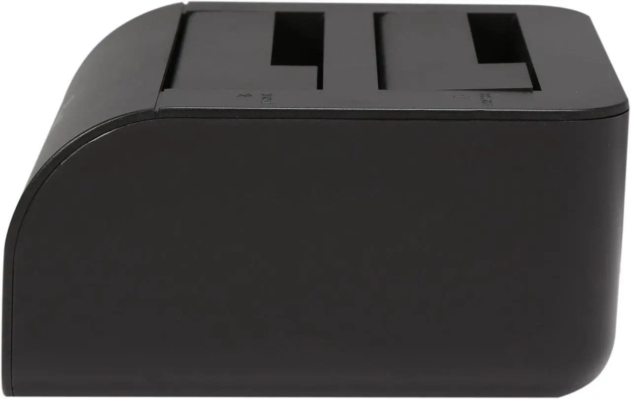 Alt view image 4 of 7 - Rosewill RX302-PU3-35B - Dual-Bay, External 2.5" or 3.5" Hard Drive Docking Station - USB 3.0 to SATA, One-Touch Duplicator / Cloner Function