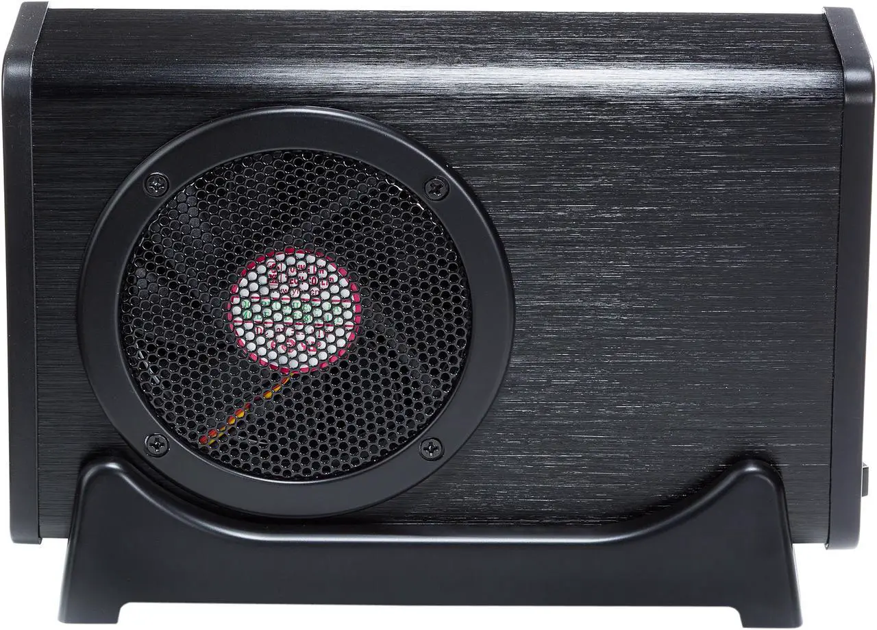 Alt view image 4 of 6 - Rosewill Armer RX304-APU3-35B - External 3.5" SATA III 6 Gb/s Hard Drive Enclosure - USB 3.0 & eSATA Connection, Aluminum Body, 80 mm Variable Speed Fan with On / Off Switch, LED Display Panel Supports UASP