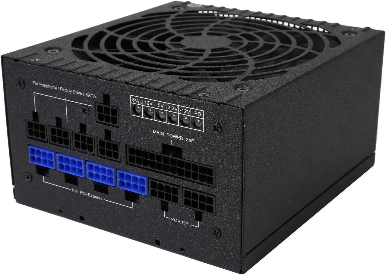 Alt view image 5 of 7 - Rosewill Quark Series 550W Full Modular Gaming Power Supply with LED Indicator, 80 Plus Platinum Certified, Single +12V Rail, Intel 4th Gen CPU Ready, SLI & Crossfire Ready - Quark-550