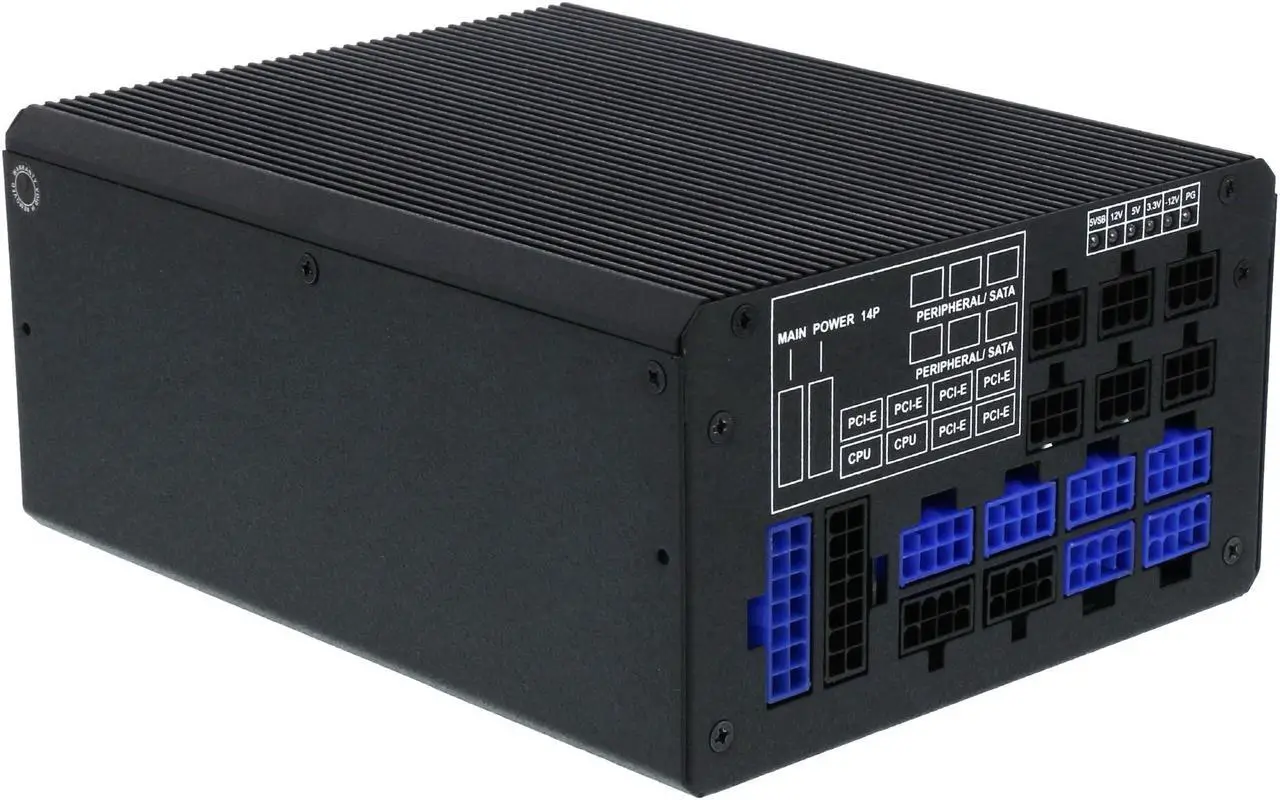 Alt view image 12 of 20 - Rosewill Full-Modular Gaming Power Supply (80 PLUS TITANIUM Certified) - TOKAMAK 1200W