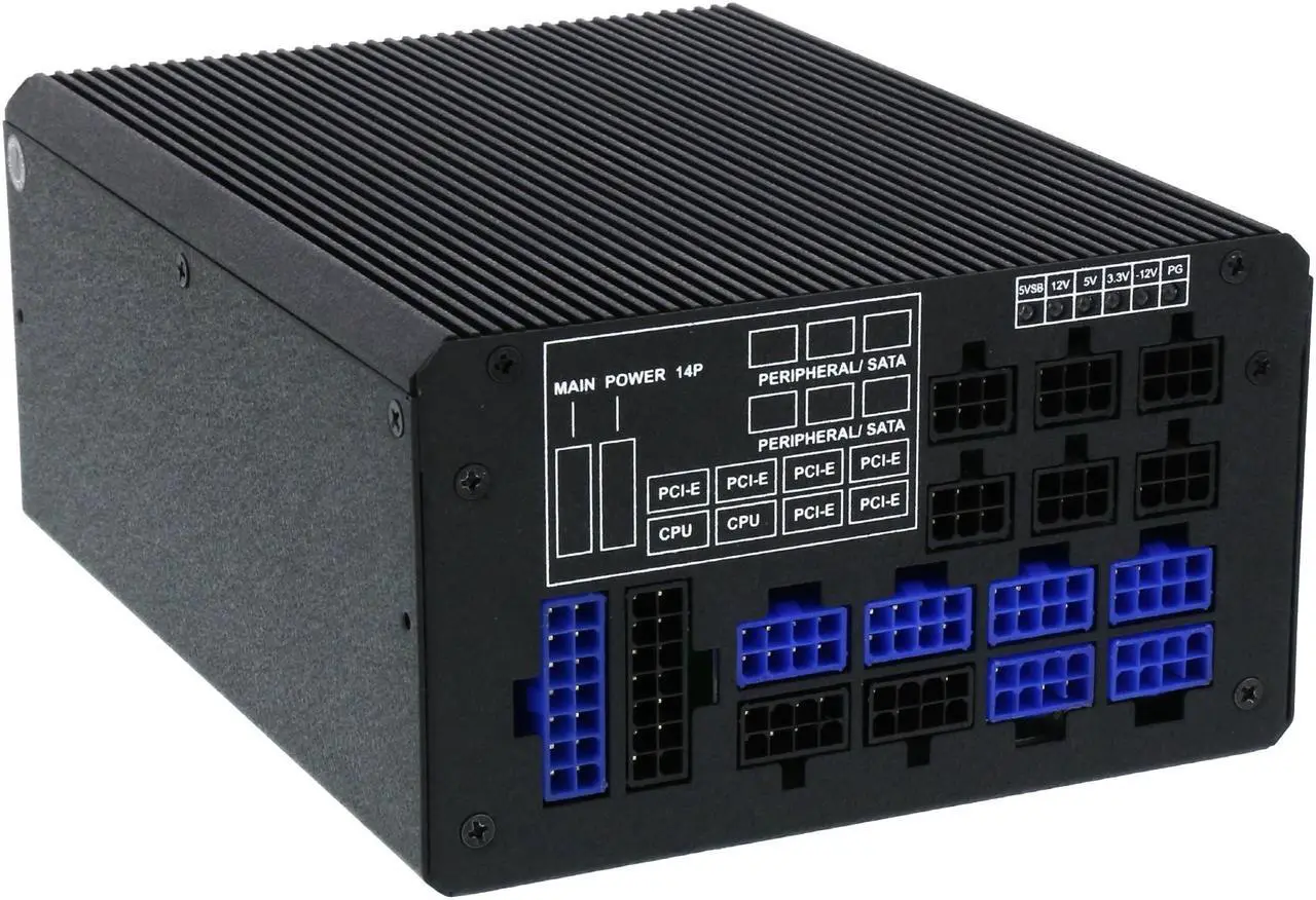 Alt view image 13 of 20 - Rosewill Full-Modular Gaming Power Supply (80 PLUS TITANIUM Certified) - TOKAMAK 1200W