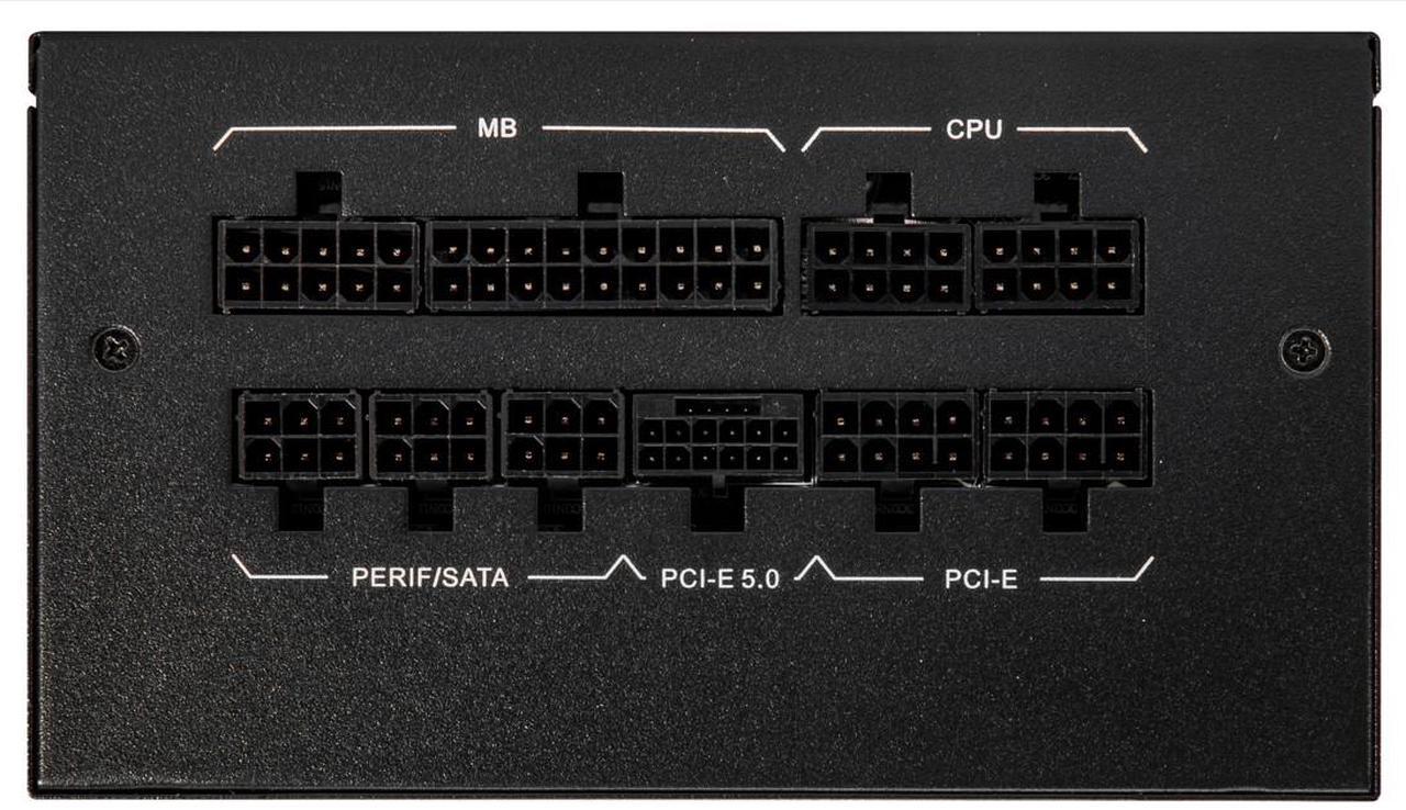 Alt view image 4 of 9 - Rosewill CMG 850W, ATX 3.0 & 3.1 Compatible, 80+ Gold 850W Full Modular Power Supply, PCIe 5.0 600W 12V-2x6 Connector, 100% Japanese Capacitors, 120mm FDB Fans - CMG850G5