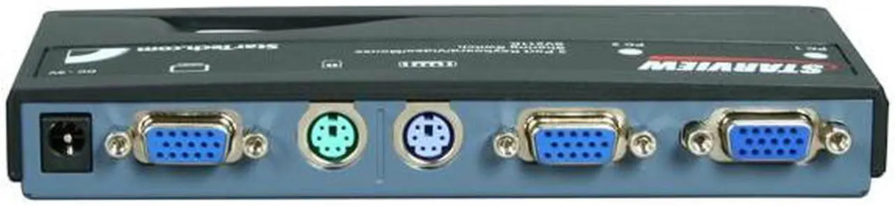 Alt view image 4 of 5 - StarTech.com SV211K 2 Port PS/2 StarView KVM Switch Kit with Cables